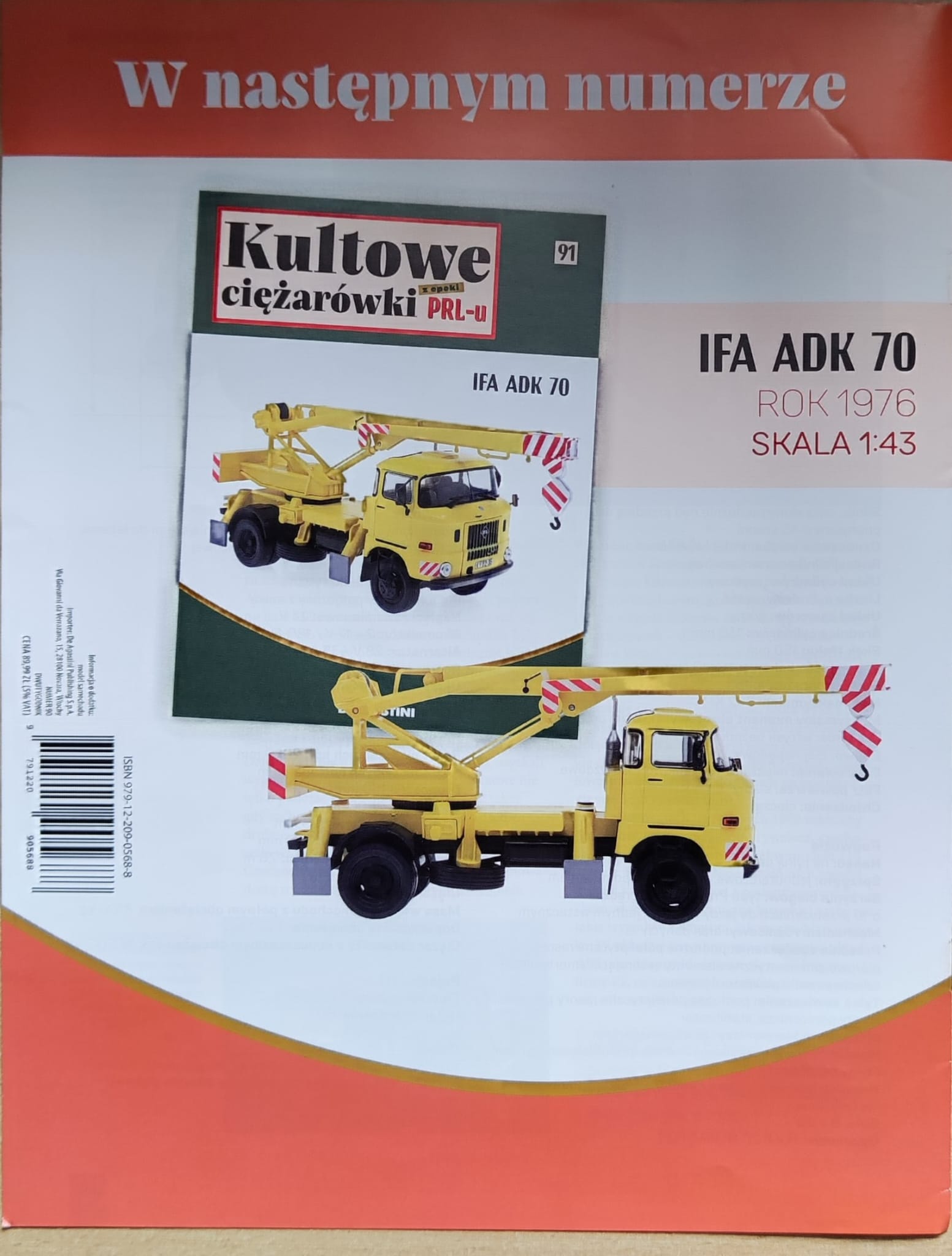 1:43 IFA ADK 70, Kultowe Ciezarowki PRL-u 91 - kulC091