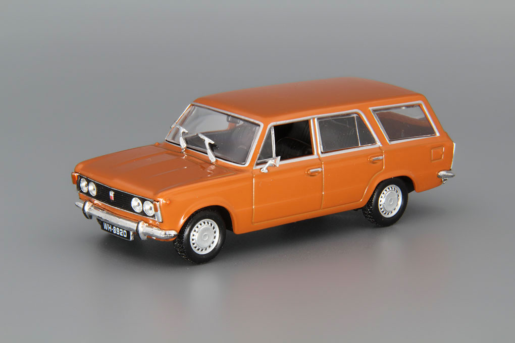 1:43 FIAT 125P Kombi Kultowe Auta 28, dark orange - kul028
