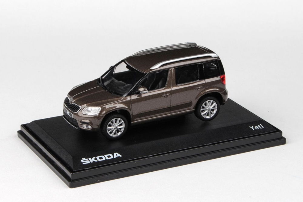 1:43 SKODA Yeti FL 2013 Hnědá Mato Metalíza - 031YI