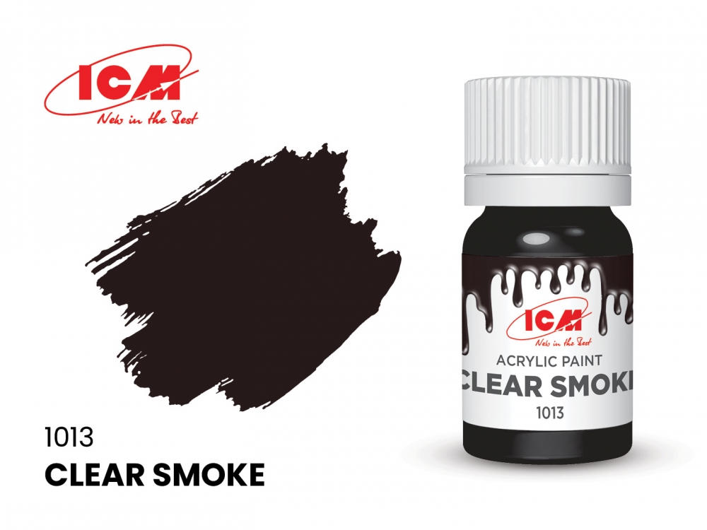 Краска для творчества, 12 мл, цвет Прозрачный дым(Clear Smoke) - C1013