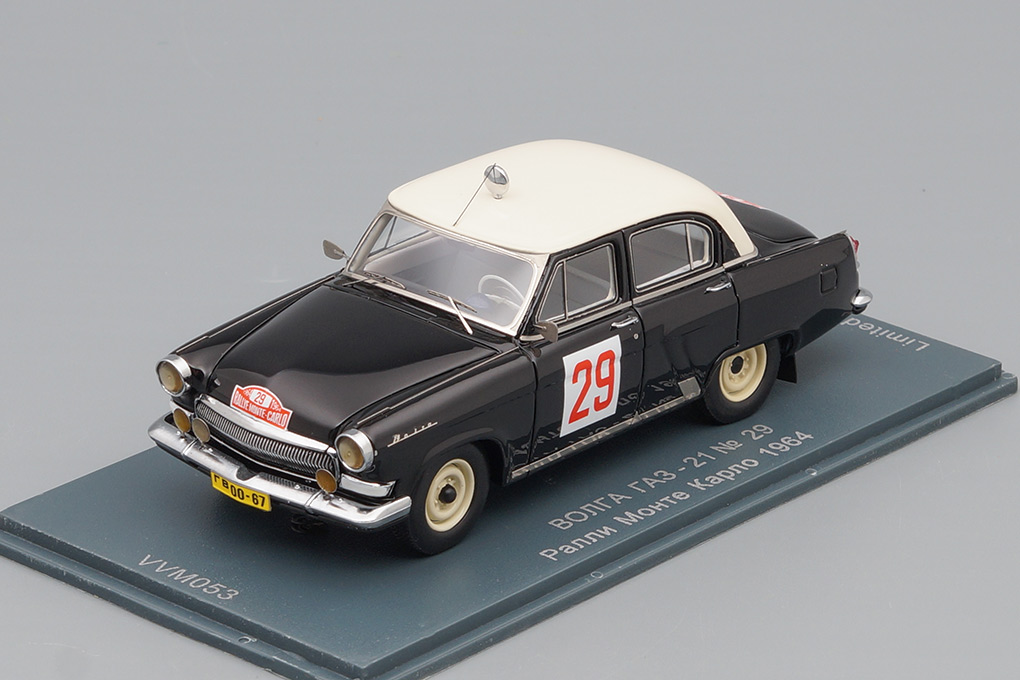 1:43 Горький 21 #29 Мосолов-Дегтярев Ралли Монте Карло (1964), черный - VVM053