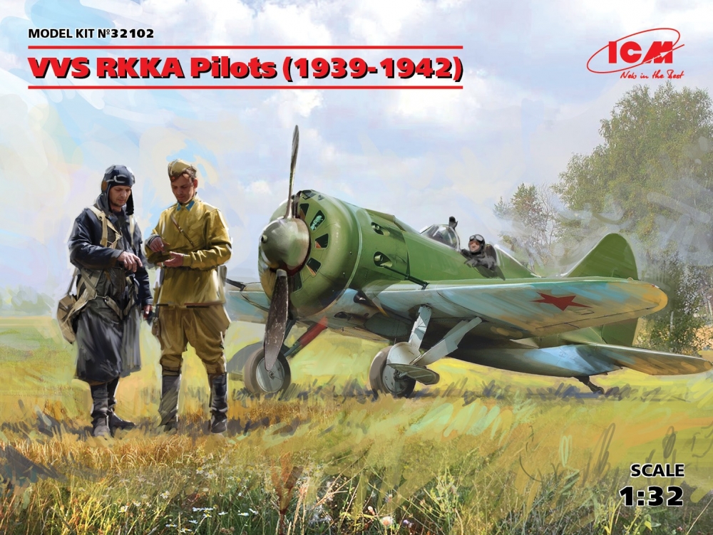 1:32 Сборная модель VVS RKKA Pilots (1939-1942) - 32102