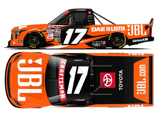 1:64 Toyota #17 Gio Ruggiero *JBL*, orange/black 2025 - T172565JBLGR