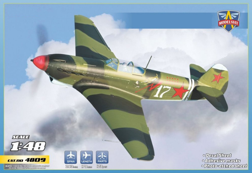 1:48 Сборная модель Истребитель Yakovlev-9D - 4809