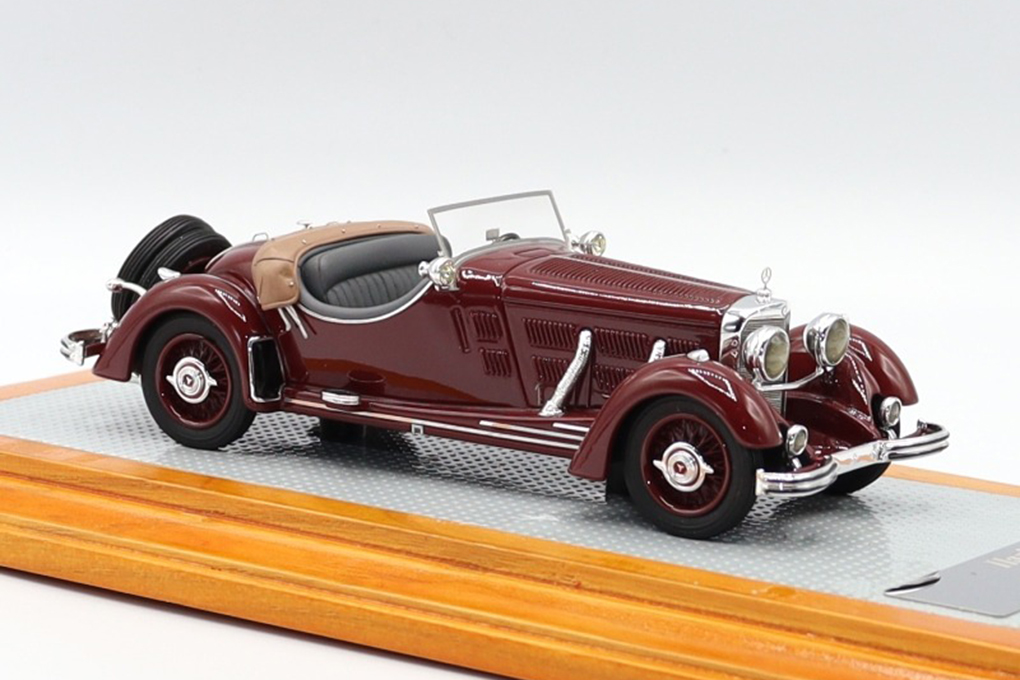 1:43 Mercedes-Benz 500K Russian Roadster 1934 Sindelfingen sn105351 Current Car, Burgundy - IL43135