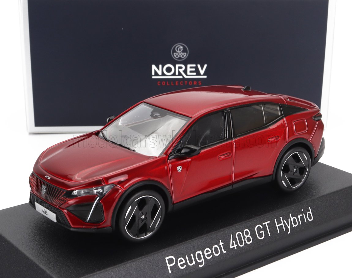 1:43 PEUGEOT 408 Gt Hybrid (2023), Elixir Red - 474811