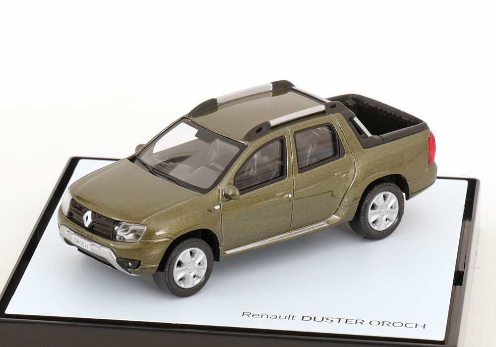 1:43 RENAULT Duster Oroch (2015), dark green-metallic - 771780361