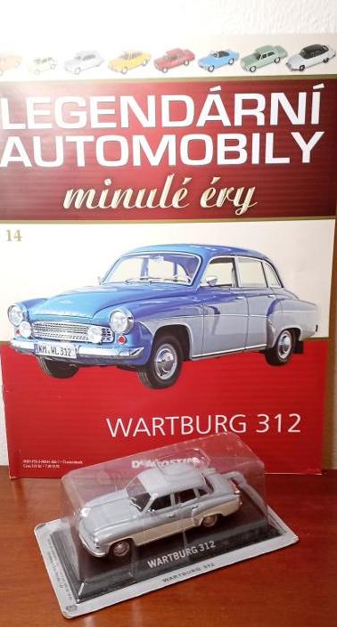 1:43 WARTBURG 312, Legendarni automobily minule ery 14 - LAME014