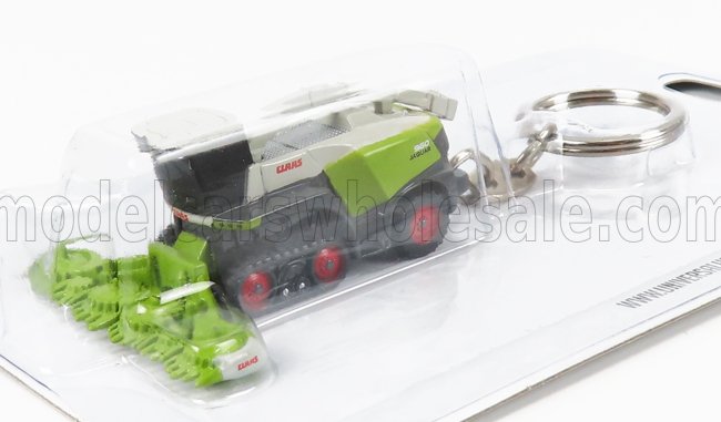 1:87 CLAASS Portachiavi - Jaguar 960 Trebbiatrice - Harvester (2019), White Green - UH5855