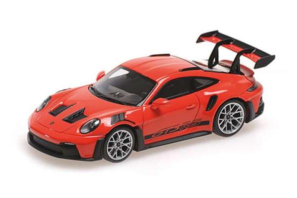 1:87 PORSCHE 911 (992) GT3 RS (2024), red with silver wheels - 870065022