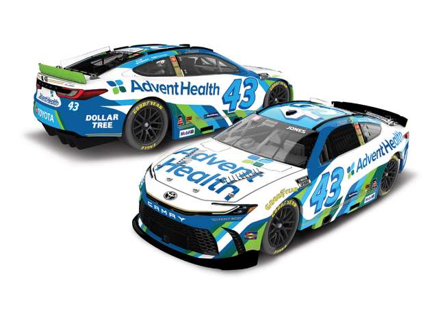 1:24 TOYOTA Camry XSE #43 Erik Jones *Adventhealth*, green/white/blue 2026 - C432623AVHER