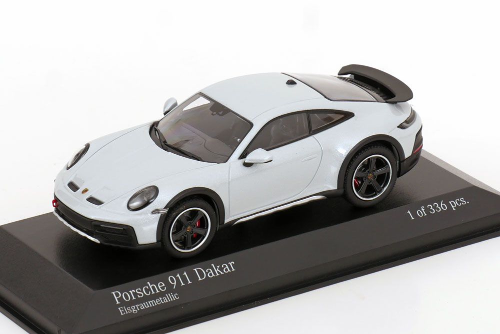 1:43 PORSCHE 911 (992) Dakar (2022), light grey-metallic - 410062074