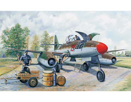 1:32 Сборная модель Самолёт Ме. 262 А-1а с прозрачными элементами - 02261