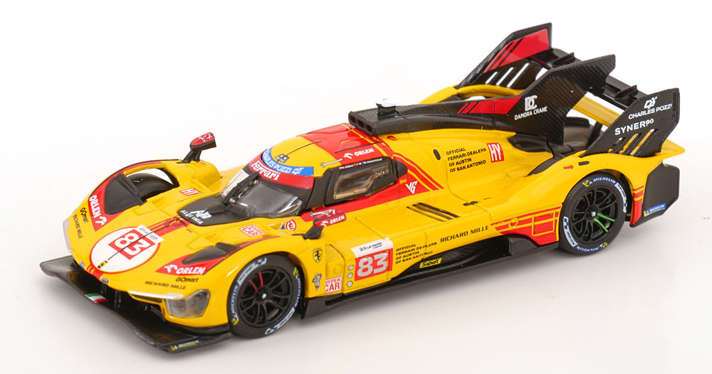 1:43 FERRARI 499P No 83 24h Le Mans, Kubica/Yifei/Schwarzman (2024) - 36322(36317)