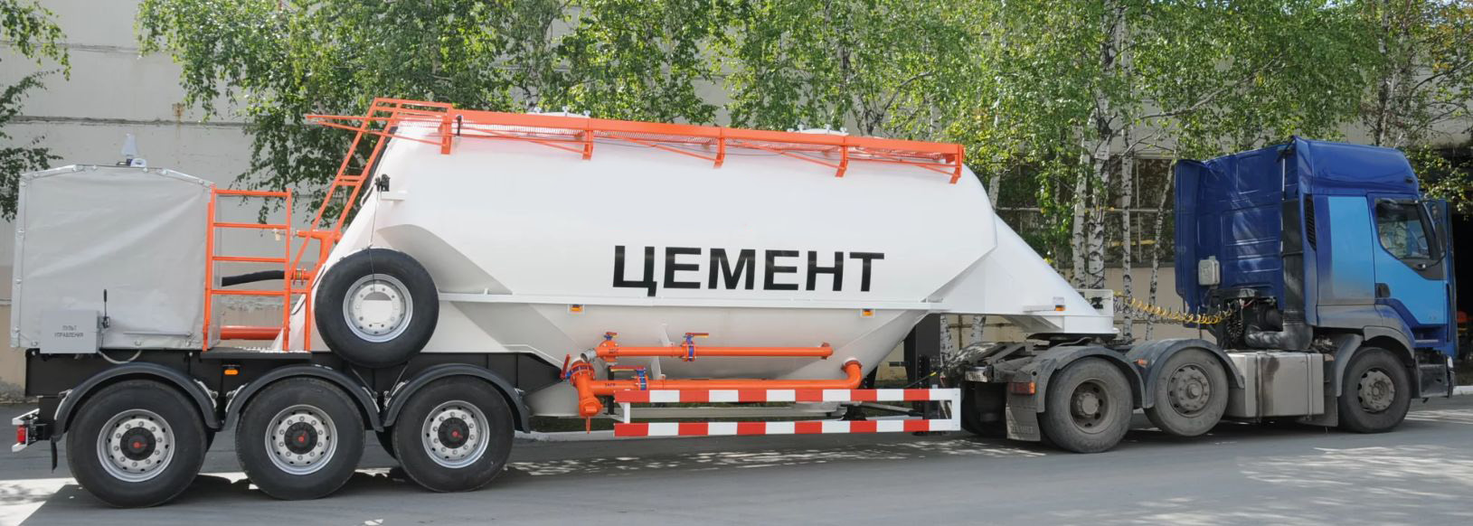 1:43 Сборная модель Цементовоз-трейлер ЦТ-25 - АМ430219
