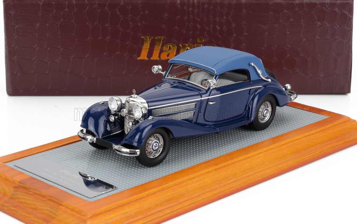1:43 MERCEDES-BENZ 540k Sn154081 Sindelfingen Cabriolet A Closed (1936), 2 Tone Blue - IL43200
