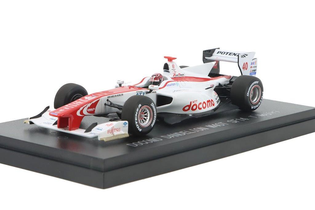 1:43 Docomo Dandy Ryan M40T SF14 Супер-Формула #40 Tomoki Nojiri (2014), белый с красным - 45130