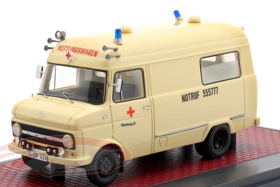 1:43 OPEL Blitz Rettungswagen Nürnberg (1965), cream white - MX51502-031