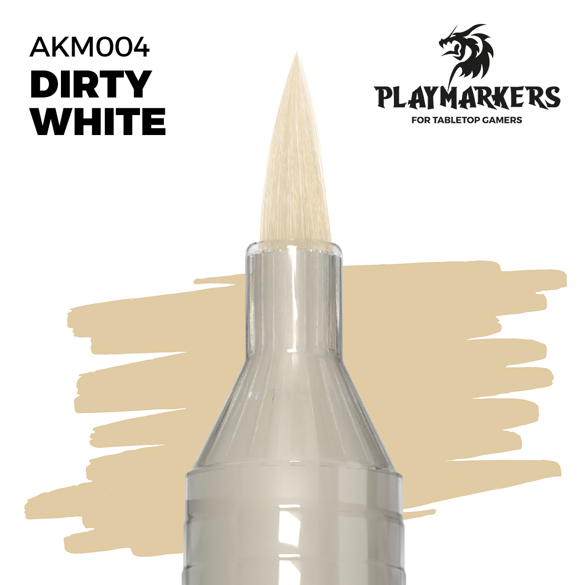 Маркер акриловый PLAYMARKER - Тёмно-серый / DIRTY WHITE – PLAYMARKER - AKM004