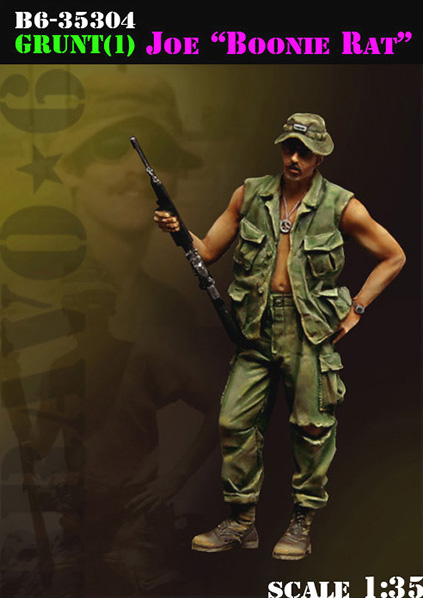 1:35 Grunt (1) Joe 'Boonie Rat' / Пехотинец (1) Джо 'Крыса-Буни' - B6-35304