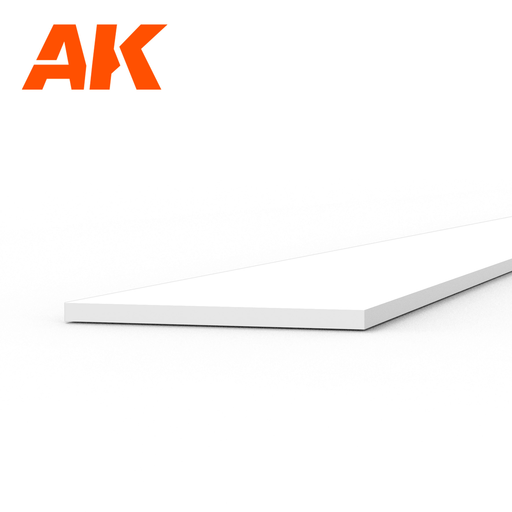 Strips 0.30 x 5.00 x 350mm - STYRENE STRIP - AK6506