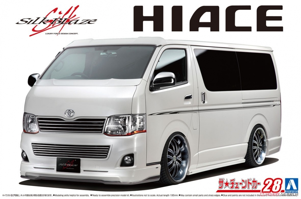 1:24 Сборная модель TOYOTA HiAce SilkBlaze TRH200V - 06335