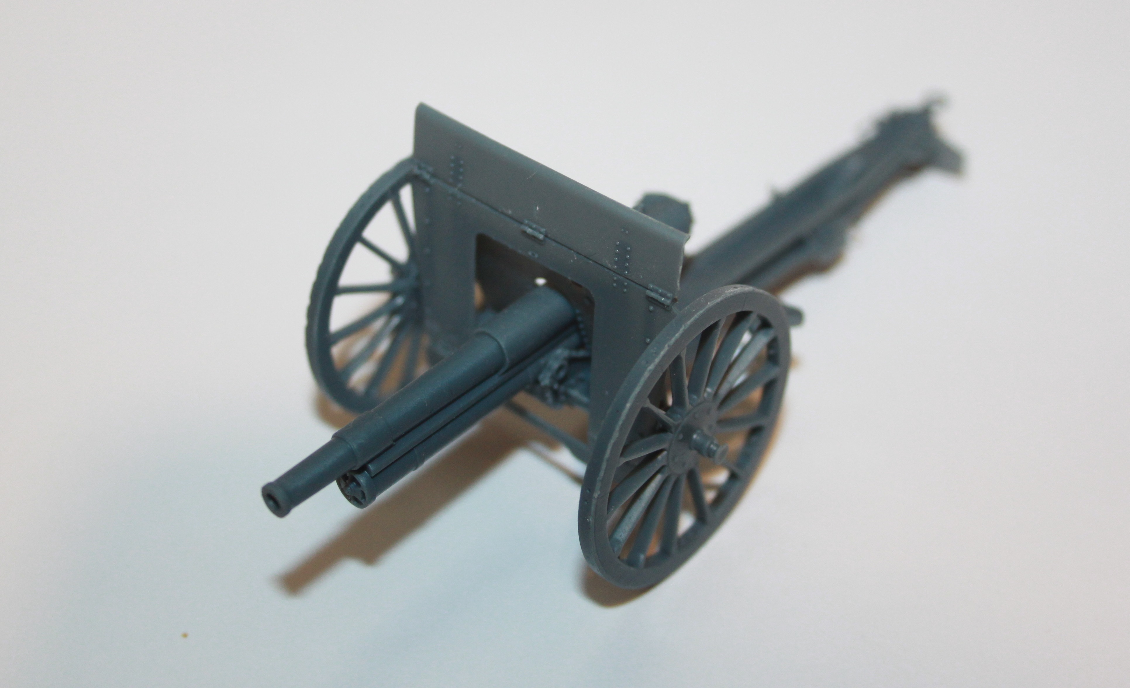 1:43 Сборная модель Полевая скорострельная пушка обр. 1902 г. со щитом - 4317