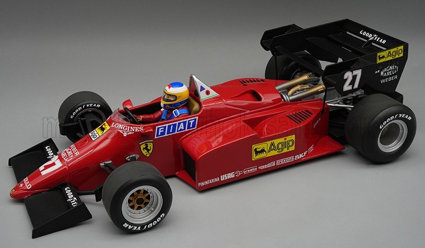 1:12 FERRARI  F1 126C4-M2 N 27 2nd EUROPEAN GP (with pilot figure) (1984_ - TMD12-15B