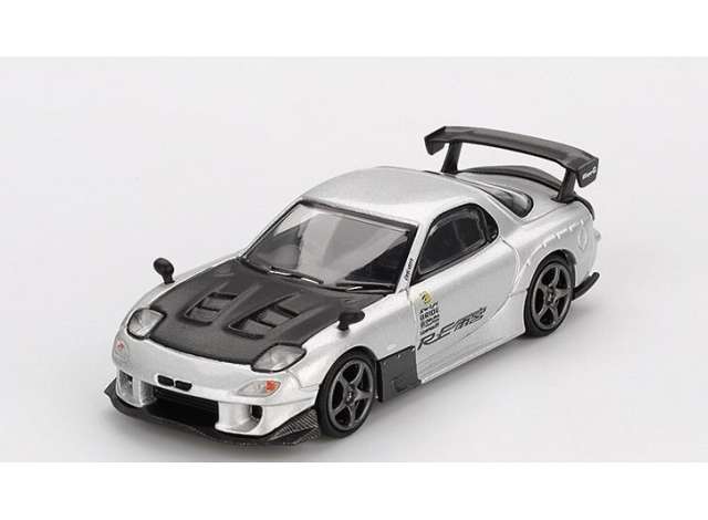 1:64 MAZDA RX-7 (FD3S) RE-Amemiya (2024), silver / black - MGT01106L