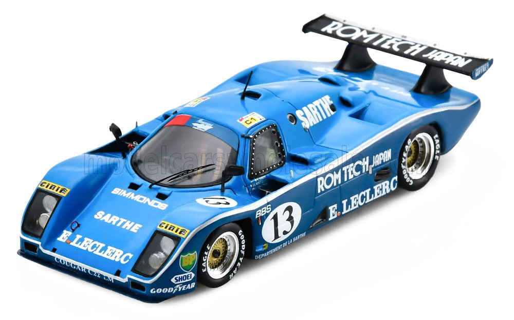 1:43 COUGAR - C22 Team courage competition n 13 24h Le Mans (1989) Pascal Fabre - Jean-Louis Bousquet - Jiro Yoneymana - S9510