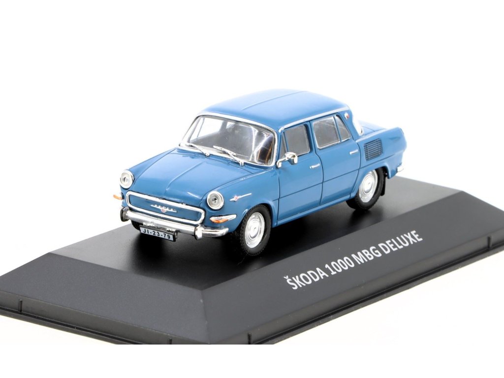 1:43 SKODA 1000 MBG De Luxe, Skoda Kaleidoskop 8, blue - DESK008