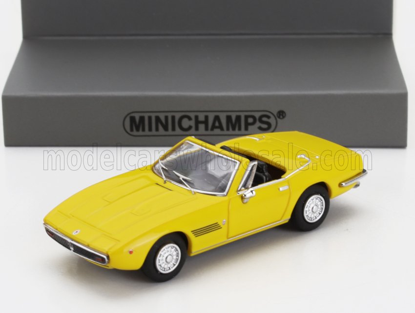 1:87 MASERATI Ghibli Spider Cabriolet Open (1969), Yellow - 870123031