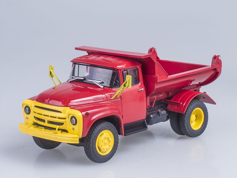 1:43 ЗИL-ММЗ-555 самосвал ранняя облицовка радиатора (1974), красный - 4610044100206