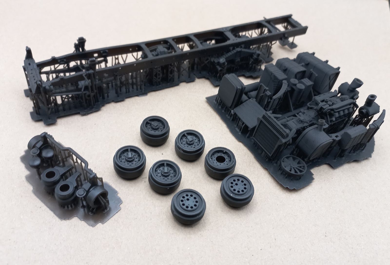 1:43 Набор для конверсии Рама шасси Камский грузовик 43118-50 (евро 5) (3690/1870) - ККК4311850