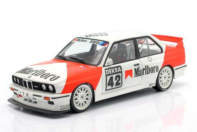 1:18 BMW M3 (E30) #42 DTM Zolder Cor Euser BMW Dealerteam (1991), white/red - W18038005