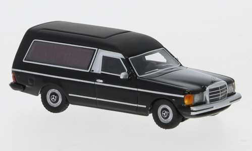 1:87 MERCEDES-BENZ W123 Bestattungswagen (1977), black - 87685