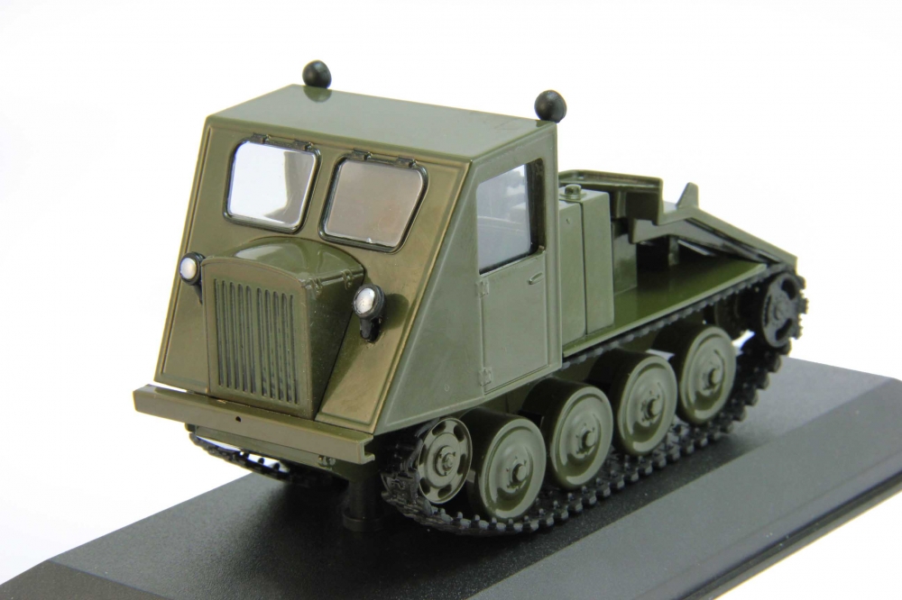 1:43 ТДТ-40 трактор дизельный трелёвочный (1956), Тракторы 43, хаки - TRC043