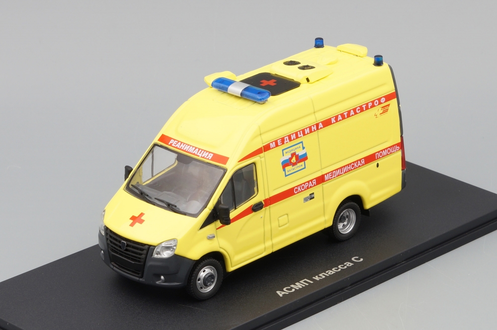 1:43 АСМП класса С Медицина катастроф, желтый - LM669