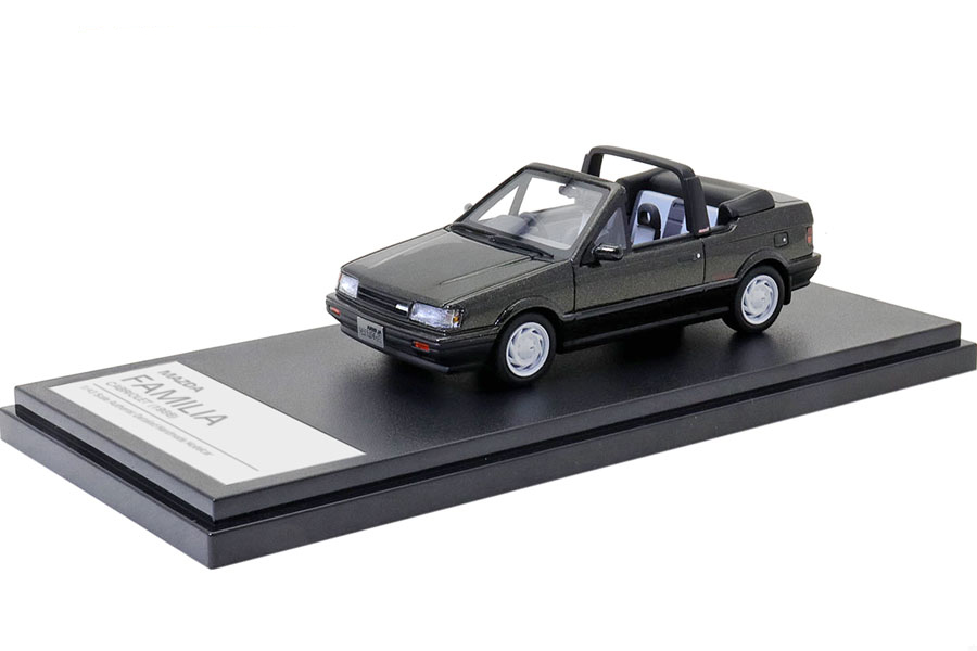 1:43 MAZDA Familia Cabriolet (1986), Sparkling Black Medium - HS265BK
