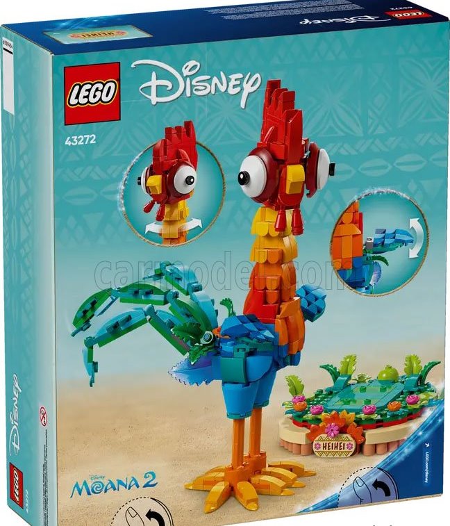 Сборная модель Lego Disney - Heihei Moana, 566 штук - 43272