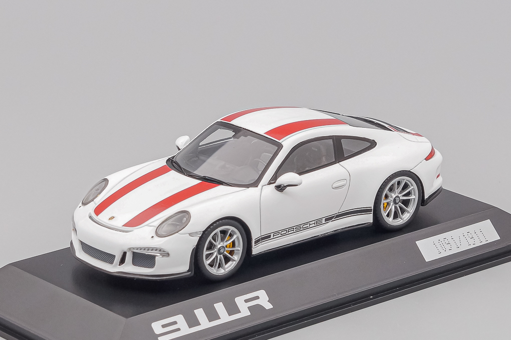1:43 PORSCHE 991R, white / red - WAP0201460J-X1
