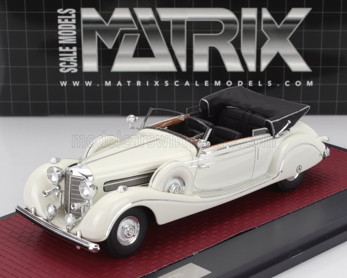 1:43 MERCEDES-BENZ 770k (w150) Cabriolet Open (1939), White - MX41302-232