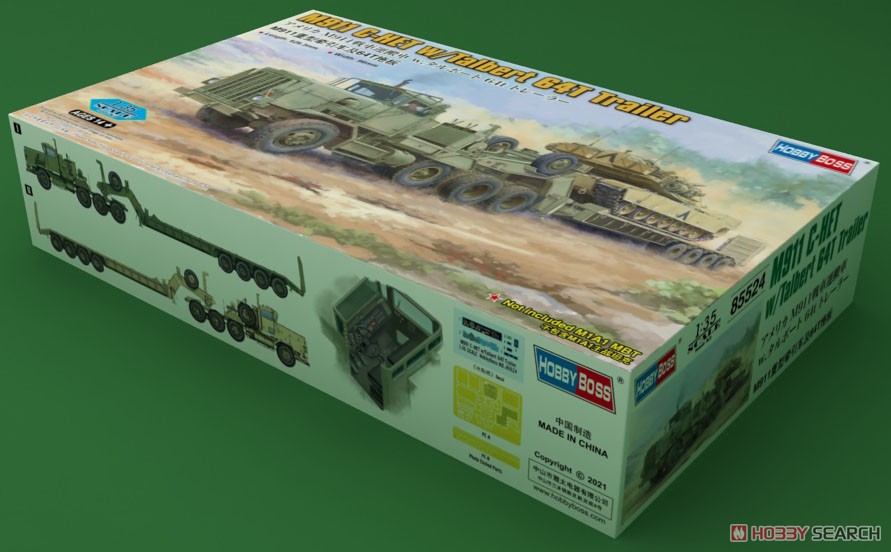 1:35 Сборная модель тягач M911 C-HET с Talbert 64T Trailer - 85524