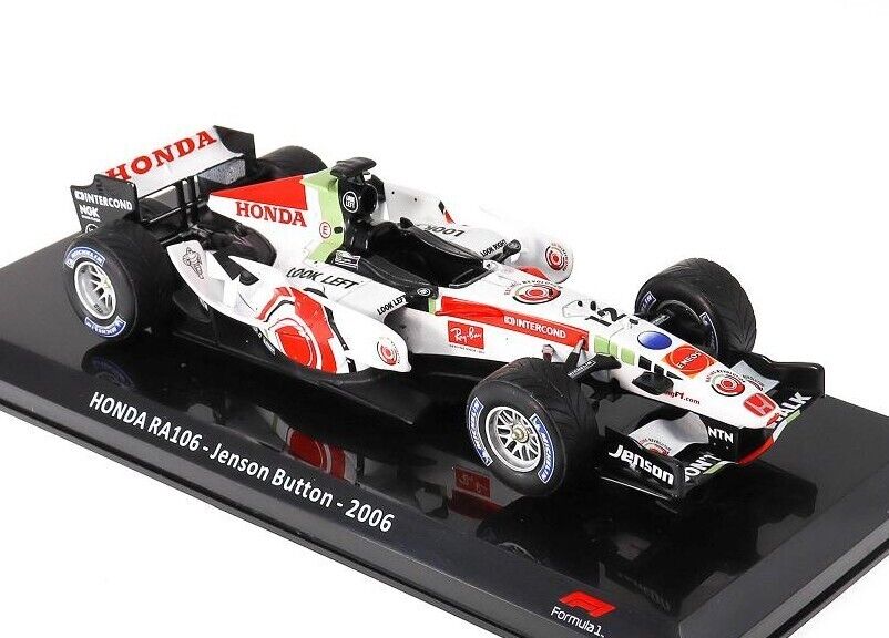 1:24 HONDA RA106 #12 'Lucky Strike Honda Racing F1 Team' Jenson Button победитель Hungary GP 2006 - 24FOR037