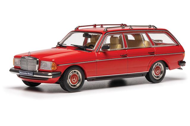 1:43 MERCEDES-BENZ E-CLASS 200TE SW Station Wagon T-MODEL (S123) TAXI (1979), red - CLC694
