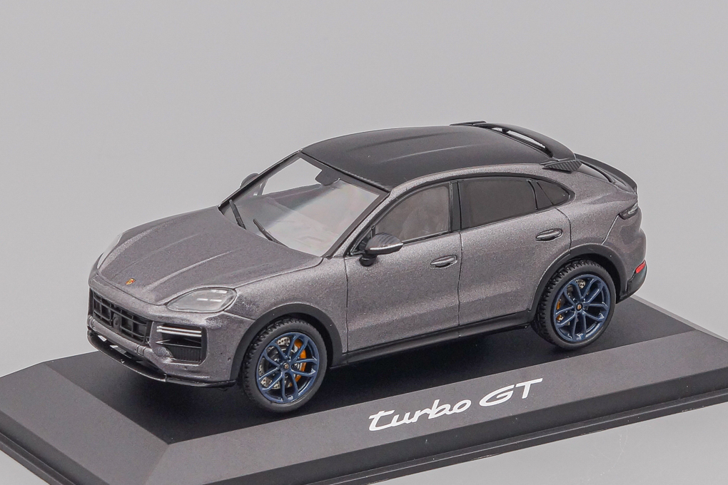 1:43 (Уценка!) PORSCHE Cayenne Turbo GT Coupe (E3 II) 2024, grey metallic - WAP0200330RCAY-Z1
