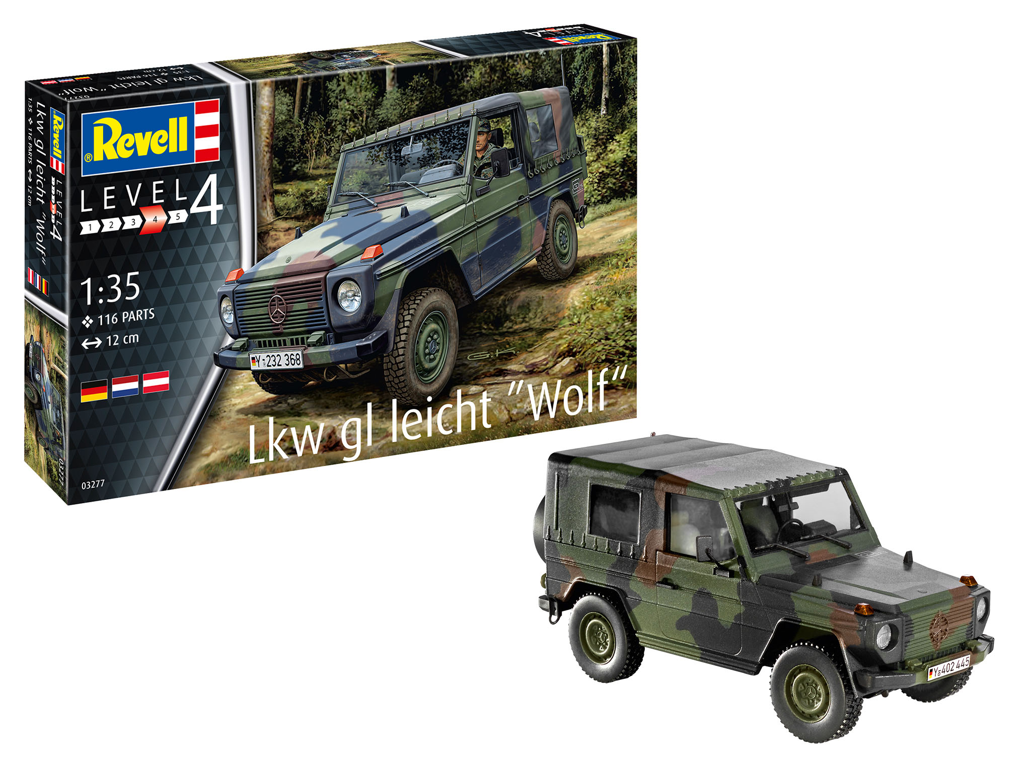 1:35 Сборная модель Lkw gl leicht 'Wolf' - 03277