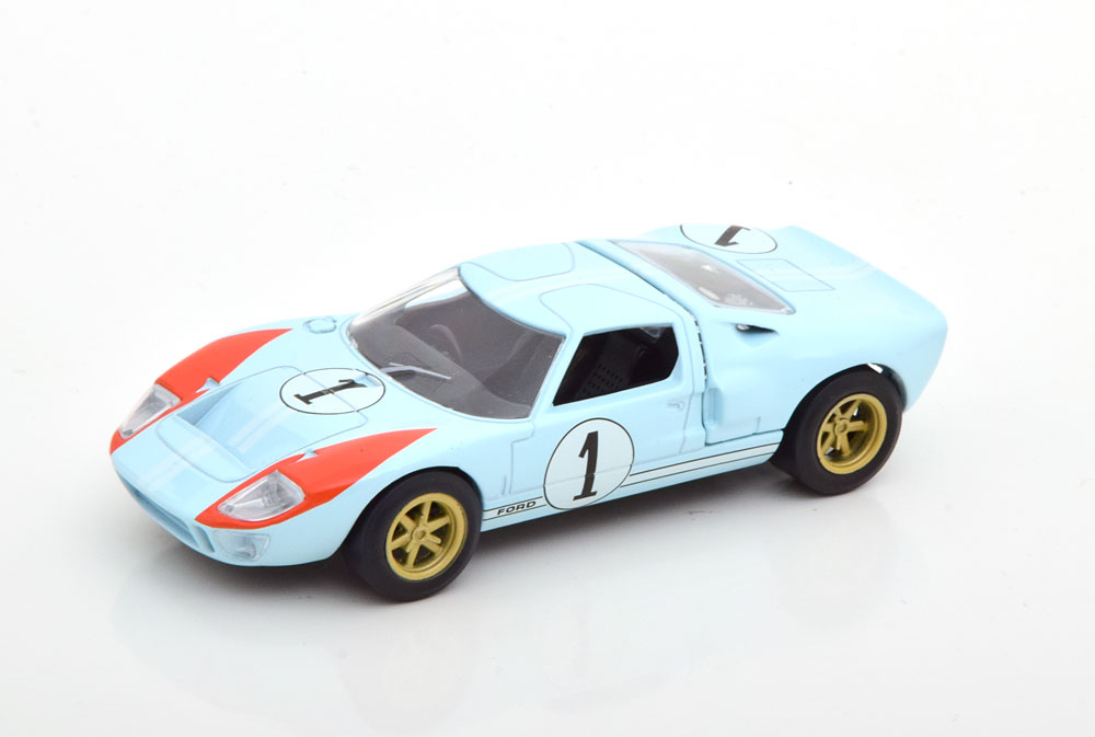 1:43 FORD GT40 MK 2 No 1  The Real Winner 24h Le Mans, Miles/Hulme (1966), Gulf - 270568