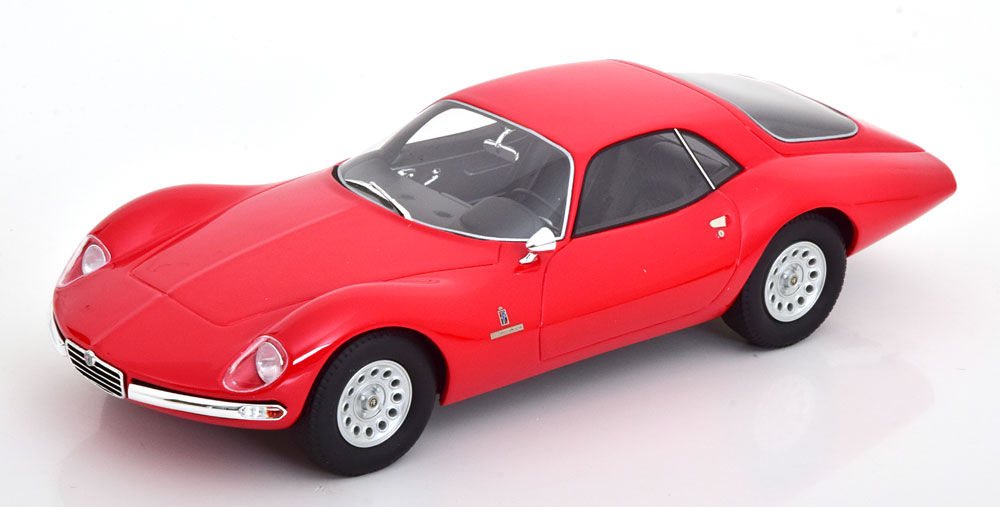1:18 ALFA ROMEO Giulia TZ2 Coupe Pininfarina (1965), red - MAX001002