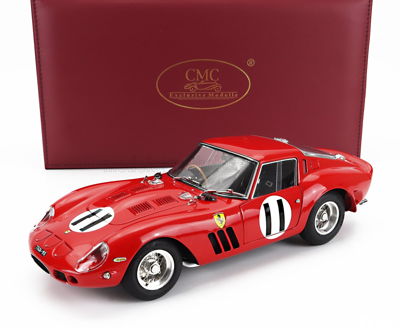 1:18 FERRARI 250 Gto Ch.3647 Rhd Coupe №11 2nd 1000km Montlhery (1962) John Surtees - Mike Parkes, Red - M-249